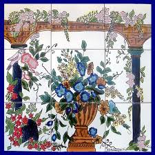 Blue pattern floral mosaic free png stock. Floral Mosaics Mosaics Your Way