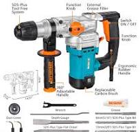 SDS-PLUS Hammer Drill Makita HR2811F 1-1/8 Inch Rotary ...