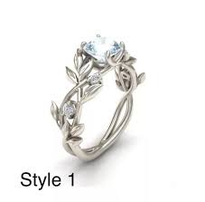 Costume Rings Elven Rings Flower Rings Size 7 Etsy Ladies Silver Rings Leaf Engagement Ring Wedding Rings For Women