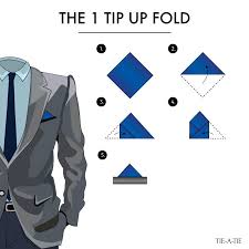 How to fold a puff pocket square lay square out flat. Cool Handkerchief Folds Www Macj Com Br