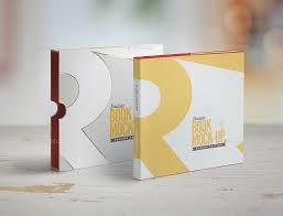 Square Book Mock Up Dust Jacket Complete Edition Book Design Presentation Design Foil Stamping