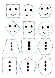 Page 2 Winter Kindergarten Shape Activities Preschool Winter Math Games