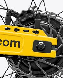 Download Electric Bike Mockup Left Side View In Vehicle Mockups On Yellow Images Object Mockups PSD Mockup Templates