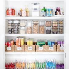 Put a lazy susan or two in the pantry for spices and small containers. Get The Look Clea S Pantry Makeover The Home Edit