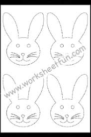 Filed under easter bunny template. Rabbits Free Printable Worksheets Worksheetfun