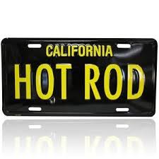 Black And Yellow California License Plate Frame Black Yellow License Plate Rod License Plate Rod License Plate Frames