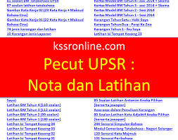 Tentunya banyak harapan dan cerita yang telah terukir di tahun 2020 ini. Kssronline Net Kssr Dskp Upsr Linus Pecut Upsr Nota Dan Latihan