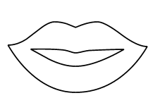 Vorlagen Zum Ausmalen Gratis Herunterladen Und Ausdrucken Vorlagen Zum Ausmalen Lippen Ausmalen