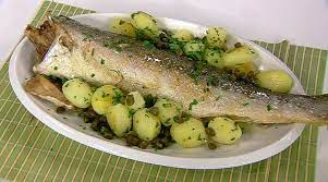 Peixe Assado Com Batatas E Alcaparras Band Receitas