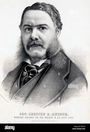 Vice presidential candidate chester a arthur hi-res stock photography and  images