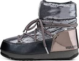 Schnelle lieferung gratis rückversand 100 tage rückgaberecht. Moon Boot Winterboot Low St Moritz Wp Silber Gortz 32379901