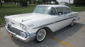 With the 1953 model year, the bel air name was changed from a designation for a unique body shape to a premium level of trim applied across a number of body styles. 1958 Chevrolet Bel Air 4 Door Sedan S42 Des Moines 2012