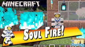Open the crafting table to access the. How To Make Blue Soul Fire In Minecraft Blue Fires Torches Campfires How To Make Blue Minecraft Blue Lantern