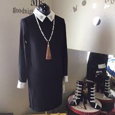 Victoria Beckham Rabbit Collar Dress Nwt