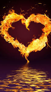 4k Ultra Hd Wallpapers Fire Heart Heart Wallpaper Fire Art