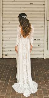 Long sleeve dresses are ideal for cold season weddings because you feel cozier in them plus such a dress is timeless, and you can also go for a church ceremony in a long sleeve dress. 39 Boho Wedding Dresses Of Your Dream Wedding Dress Long Sleeve Boho Wedding Dress Lace Wedding Dresses Unique