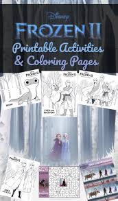 Get these lovely coloring sheets and create gorgeous artworks with the beautiful girls. Disney Frozen 2 Printable Activities Coloring Pages Mom Endeavors