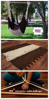 Diy Fabric Hammock Chair Sew Pattern Tutorial Diy Hammock Diy Swing Diy Hammock Chair