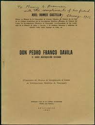 Search pedro franco names directory to see where they may live as well as their possible previous & current home addresses, cell phones, email addresses, background report, social profiles, professional history and more. Don Pedro Franco Davila El Sabio Guayaquileno Olvidado Fragmentos Del Discurso De Incorpoacion Al Centro De Investigaciones Historicas De Guayaquil By Castillo Abel Romeo Stapled Paper Wrappers 1952 First Edition Kaaterskill