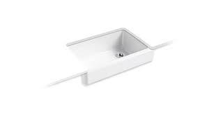 Didn't want the granite composite sink. Whitehaven Self Trimming 32 Undermount Single Bowl Sink W Short Apron K 5826 Kohler Kohler