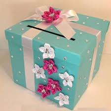 Caja para sobres de boda dorados. Baby Shower Y Baules Para Lluvia De Sobres Posts Facebook