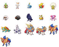 Pokemon Sword Shield Sprites Wip By Https Www Deviantart Com Leparagon On Deviantart Pokemon Pokemon Sprites Old Pokemon