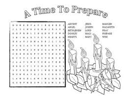 Advent Word Search Includes 15 Advent Words For Students To Find As Well As A Col Sunday School Advent Crafts Christmas Sunday School Sunday School Activities