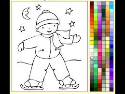 Masha and the bear coloring page masha the bear and she bear skating on ice while it snows via pinterest.com. Ice Skating Coloring Pages For Kids Ice Skating Coloring Pages Youtube
