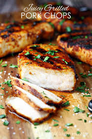 The cooking time will vary depending on the size of the chop. Juicy Grilled Pork Chops Let S Dish Recipes
