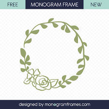 Free Free 151 Flower Monogram Frame Svg Free SVG PNG EPS DXF File