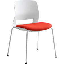 High back fabric office chairs for ergonomics and posture support. Llr42950 Lorell Arctic Series Stack Chairs 2 Ct Red Foam Fabric Seat White Back Four Legged Base 25 Length X 21 5 Width 33 Height 2 Carton Office Supply Hut