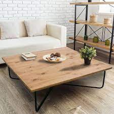 Sehpalar evlerde, iş yerlerinde ve ofis gibi alanlarda hem dekorasyon hem de ihtiyaç amacıyla kullanılır. Woodesk Masif Agac Kare Orta Sehpa Natural Renk 100x100 Cm Tekzen