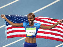 'i definitely think it's scary for my mother, more for me and having a daughter who is now so much in the public eye'. 2016 Rio Olympic Gold Medalist Dalilah Muhammad On Making History Teen Vogue