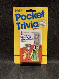 It's actually very easy if you've seen every movie (but you probably haven't). 1984 Hoyle Pocket Hollywood Movie Trivia Game Series 1 Cards 7030 Vintage For Sale Online Ebay
