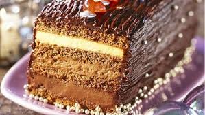 Buche Aux Trois Chocolats Recette Recette Gateau Chocolat Gateaux Et Desserts Sorbet Chocolat