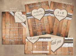 Rustikale Hochzeit Einladungen Naturliche Von Thoughtmillpress Barn Wood Wedding Invitations Wedding Invitations Rustic Wedding Invitations