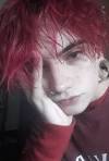 Dyed Red Hair Boy
