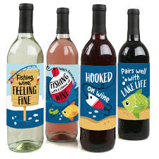Your friends can rate each. Let S Go Fishing Fish Themed Baby Shower Or Birthday Party Decorations For Women And Men Wine Bottle Label Stickers Set Of 4