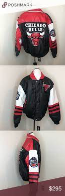 Vintage Chicago Bulls Bomber Jacket Vintage Jeff Hamilton Jackets Chicago Bulls Nba Eastern Conferen Leather Bomber Jacket Bomber Jacket Vintage Leather Bomber