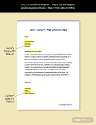 Writing a great accountant cover letter is an important step in getting hired at a new job, but it can be hard to know what to include and how to format a cover letter. Chief Accountant Cover Letter Template Free Pdf Google Docs Word Apple Pages Template Net Cover Letter Template Free Lettering Cover Letter Template
