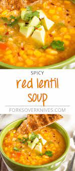 This Spicy Lentil Soup Recipe Is One Of My Favorite Soups My Wish Is For You To Have Fun And Enjoy This L Spicy Lentil Soup Red Lentil Soup Vegetarian Recipes
