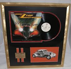 When did zz top make their first appearance? Zz Top Signed Eliminator Album Cover Montage 1983 Invaluable Things High End Collectables Memorabilia