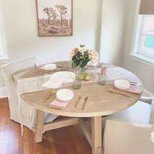 Toscana Round Pedestal Extending Dining Table Seadrift 54 72 L Pottery Barn Round Dining Room Table Round Dining Table Decor Circle Dining Table