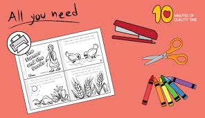 Print this pattern for landscape patterns in your printer settings select landscape. The Parable Of The Farmer And The Seeds Mini Book 10 Minutes Of Quality Time