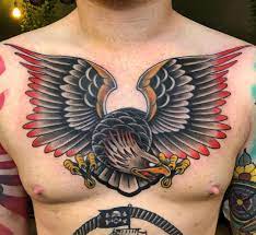 101 Amazing Traditional Eagle Tattoo Ideas That Will Blow Your Mind Traditional Eagle Tattoo Eagle Tattoo Eagle Neck Tattoo