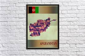 The colors black, red, and green appeared on most of them national symbol(s) lion; Afghanistan Map With Flag Towseef Dar