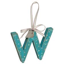 Border of a vine with triangular flowers or leaves. Love Home Alphabet Letter W