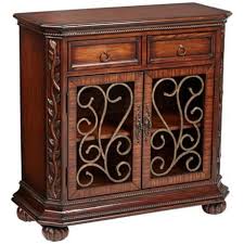 Arriana 35 High Dark Cherry Wood 2 Door Console W2877 Lamps Plus Wood Console Cherry Wood Wood