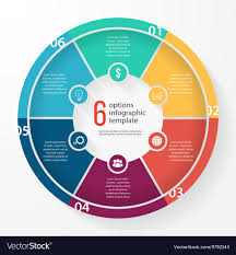 Pie Chart Circle Infographic Template