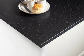 Weisse kuche dunkle arbeitsplatte heller boden kuche schwarz. Andromeda Arbeitsplatte Schwarz Matt 4m X 600mm X 22mm